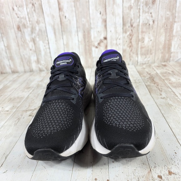 New Balance Fresh Foam Vongo v5 Black Purple Running Shoes Mens 9.5 Wide - Picture 4 of 8